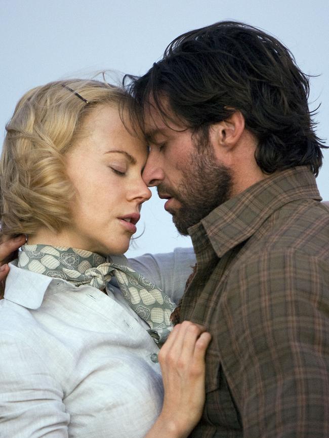 Kidman and Hugh Jackman starred together in romantic epic <span id="U8433530939590YH">Australia.</span> Picture: Supplied.