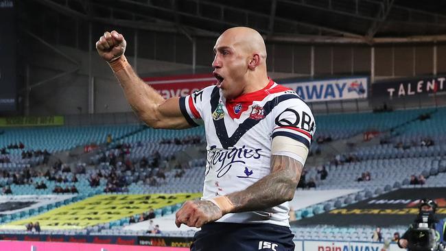 Monday Bunker host Paul Crawley says Blake Ferguson is the Roosters’ most important player. Picture. Phil Hillyard