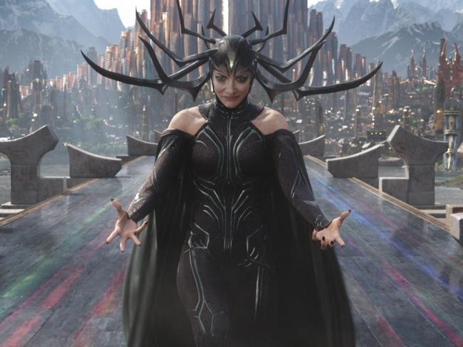 An edgier Disney princess: Hela, goddess of death, in the latest Thor movie.