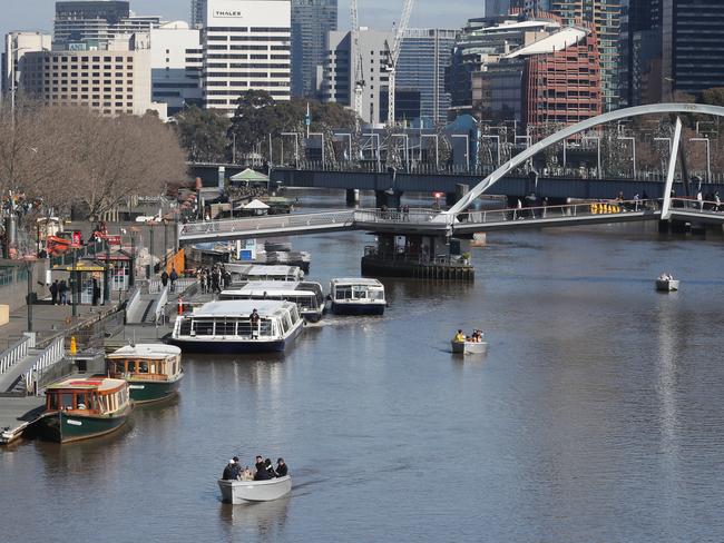 MELBOURNE, AUSTRALIA - NewsWire Photos, AUGUST 27, 2022. AFL announcement regarding the Grand Final parade going down the Yarra River. Picture: NCA NewsWire / David Crosling