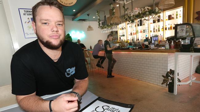 Salty's On Cavill co-owner Jake Vigor said customers needed more “freedom of movement”, without restrictions from the state government. Pic Mike Batterham