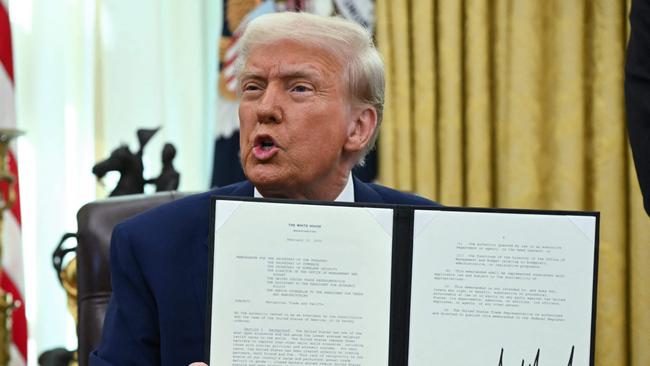 US President Donald Trump. Picture: Andrew Caballero-Reynolds/AFP