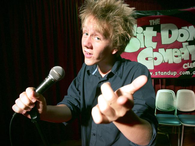 Josh Thomas at 17 was the youngest person to win ‘Raw Comedy’. Picture: Jamie Hanson