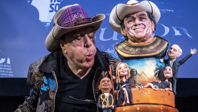 The Australian Music Vault marked Molly Meldrum's 80th Birthday. Picture: Jake Nowakowski