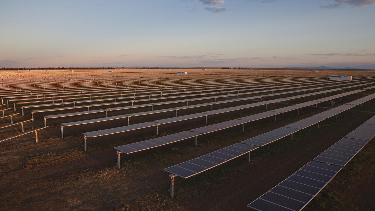 Summerville Solar Farm, a $312m state significant investment, located 57km southwest of Lismore, will have a generating capacity of 90 megawatts. Picture: Neil Fenelon
