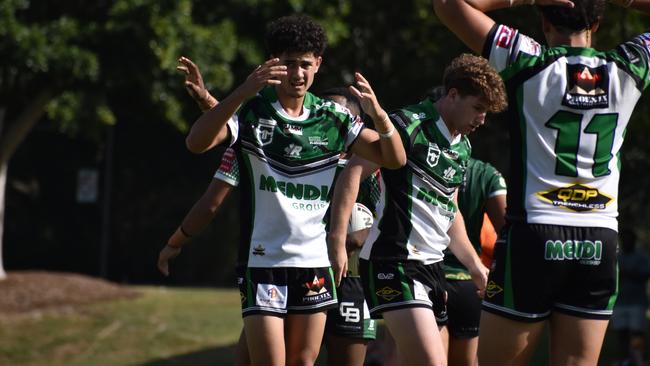 Meninga Cup semi-final action between the Ipswich Jets and Townsville Blackhawks. Saturday April 15, 2023.