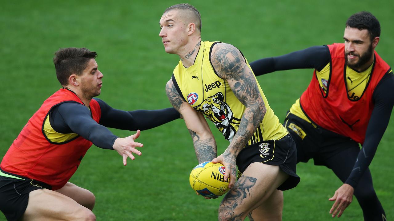 Dustin Martin needs to show more before becoming a trade target. Picture: Getty Images