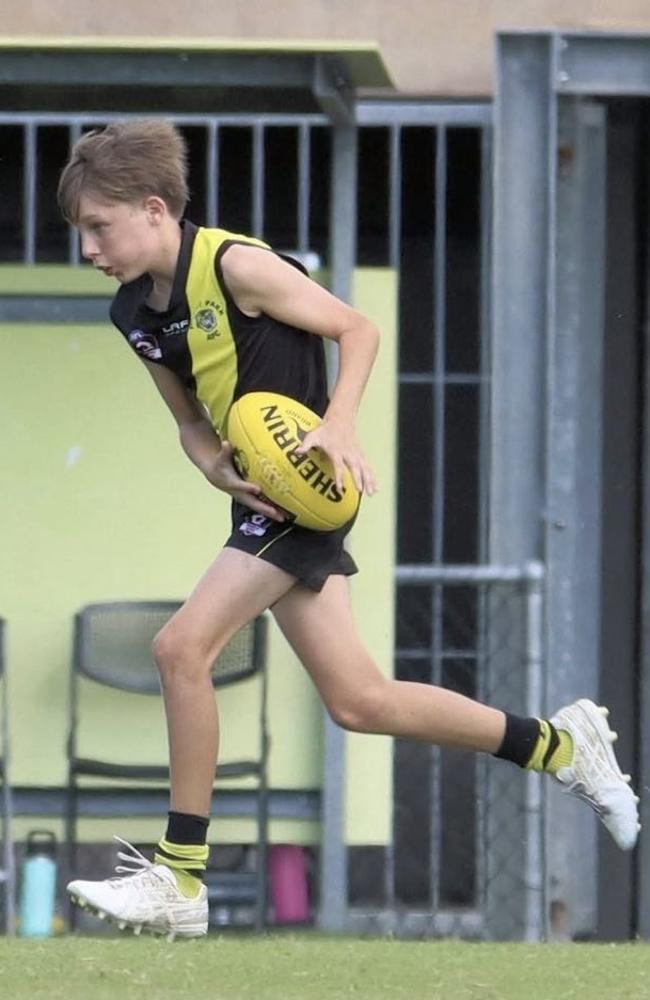 Hermit Park Tigers junior Aussie rules star Harry Ferrier. Picture: John Zohn.