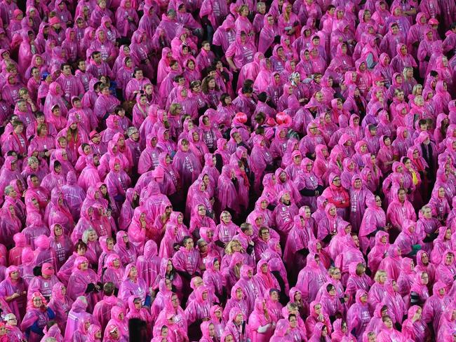 Around 15,000 people filled the Pink Lady at the MCG.