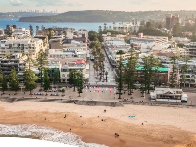 The cover page of the draft "My Place: Manly" plan released for public exhibition by Northern Beaches Council. Picture: Northern Beaches Council