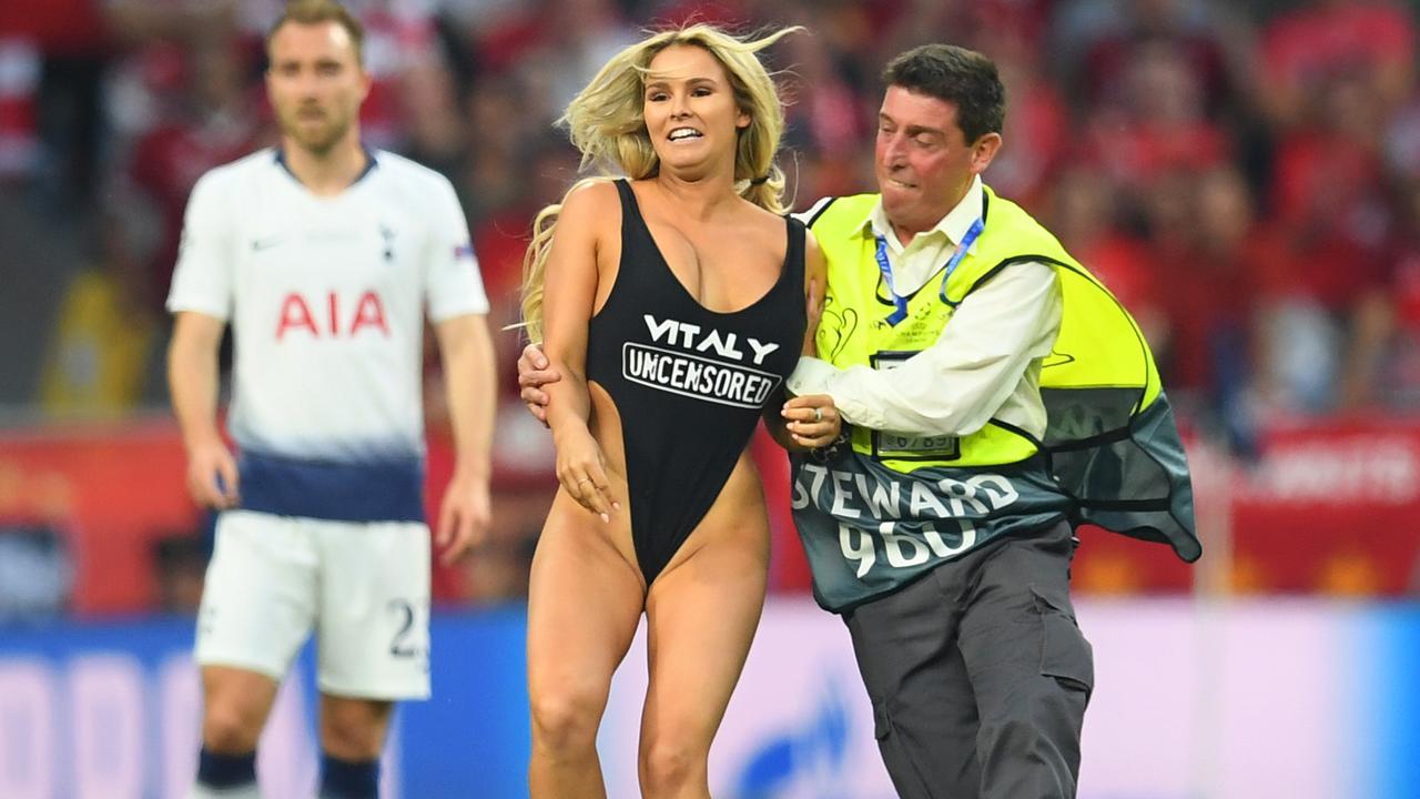 Champions League Streaker Says She Received Flirty Messages From