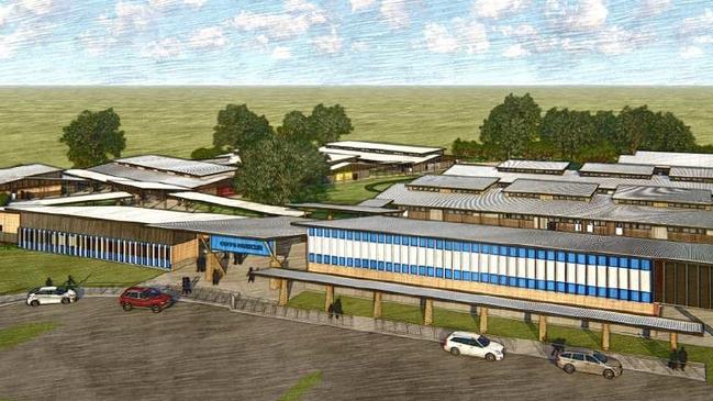 Coffs Harbour Christian Community School has lodged plans for a $14 million development of a new school campus in Bonville. Image: DRA Architects