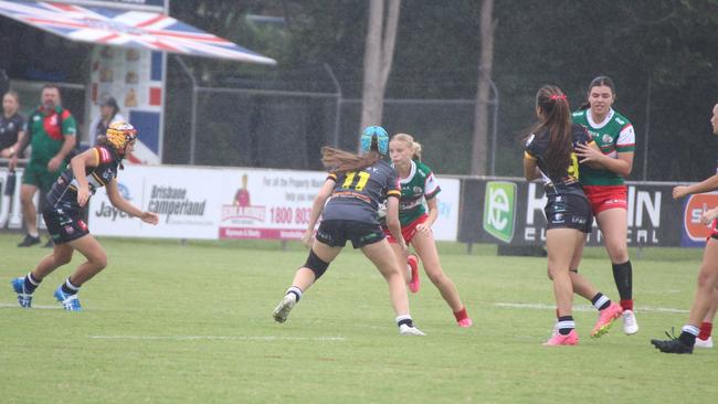 Harvey Norman under-17s rugby league action between the Wynnum Manly Seagulls and Tweed Seagulls. Saturday, February 10, 2024.