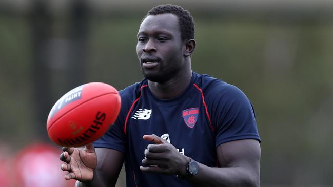 Majak Daw will play in a VFL game this weekend. Picture: David Crosling