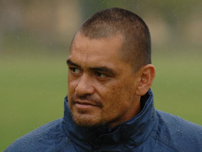 Manly trainer Don Singe at Sea Eagles Training at Sydney Academy of Sport, Narrabeen on Tuesday.