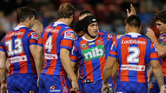 Newcastle were ravaged by injuries through the match. Photo by Ashley Feder/Getty Images.