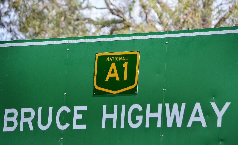 I was stuck in a dangerous section of the Bruce Highway. 