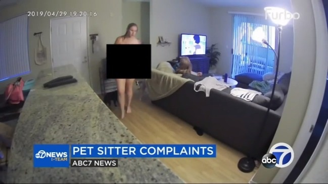 Naked pet sitter caught having sex with partner on nanny cam | news.com.au  â€” Australia's leading news site