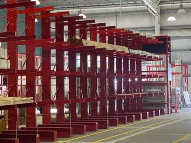 Empty shelves at a Bunnings in Melbourne. Picture: Twitter/@Mark_G_Davies