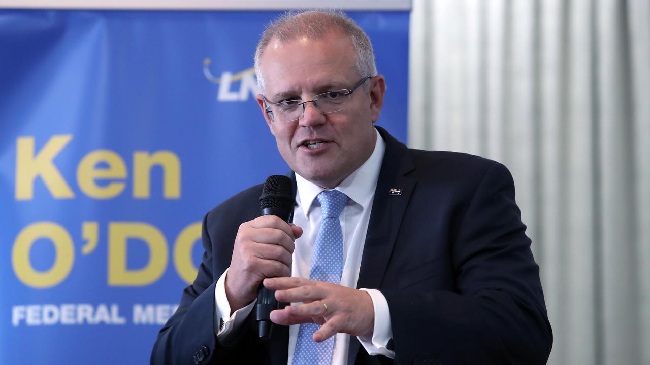 Scott Morrison paid three separate visits to Flynn during the campaign. Picture: Gary Ramage