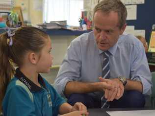 Opposition leader Bill Shorten visited Mackay today.