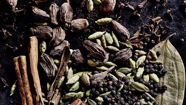 Some of the ingredients of garam masala.