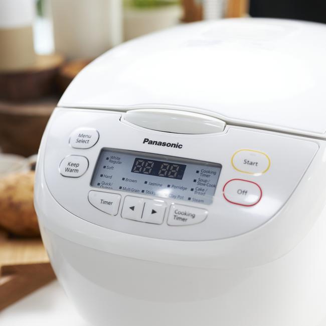 The Panasonic rice cooker gets a work out in Marion’s Kitchen.