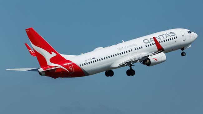 SYDNEY, AUSTRALIA - NewsWire Photos FEBRUARY 22, 2024: Generic photos of QANTAS planes at Sydney Airport today Picture: NCA NewsWire / David Swift