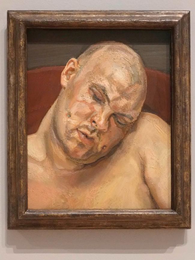 Leigh Bowery portrait by Lucian Freud portrait from the All too human exhibition at Tate Britain. Picture: Alamy