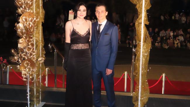 Freya Golik &amp; Ben Berghofer at the Xavier College formal.