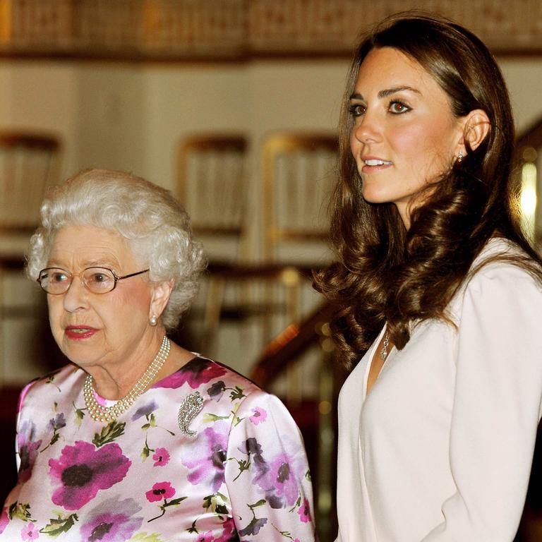 With the Queen nearing the end of her reign, “much is resting on William and Kate.” Picture: AFP