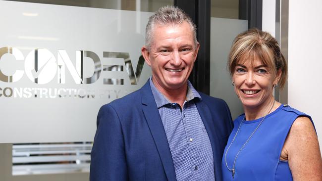 Steve and Tracy Marais at their office in Robina. Photo: Tertius Pickard.