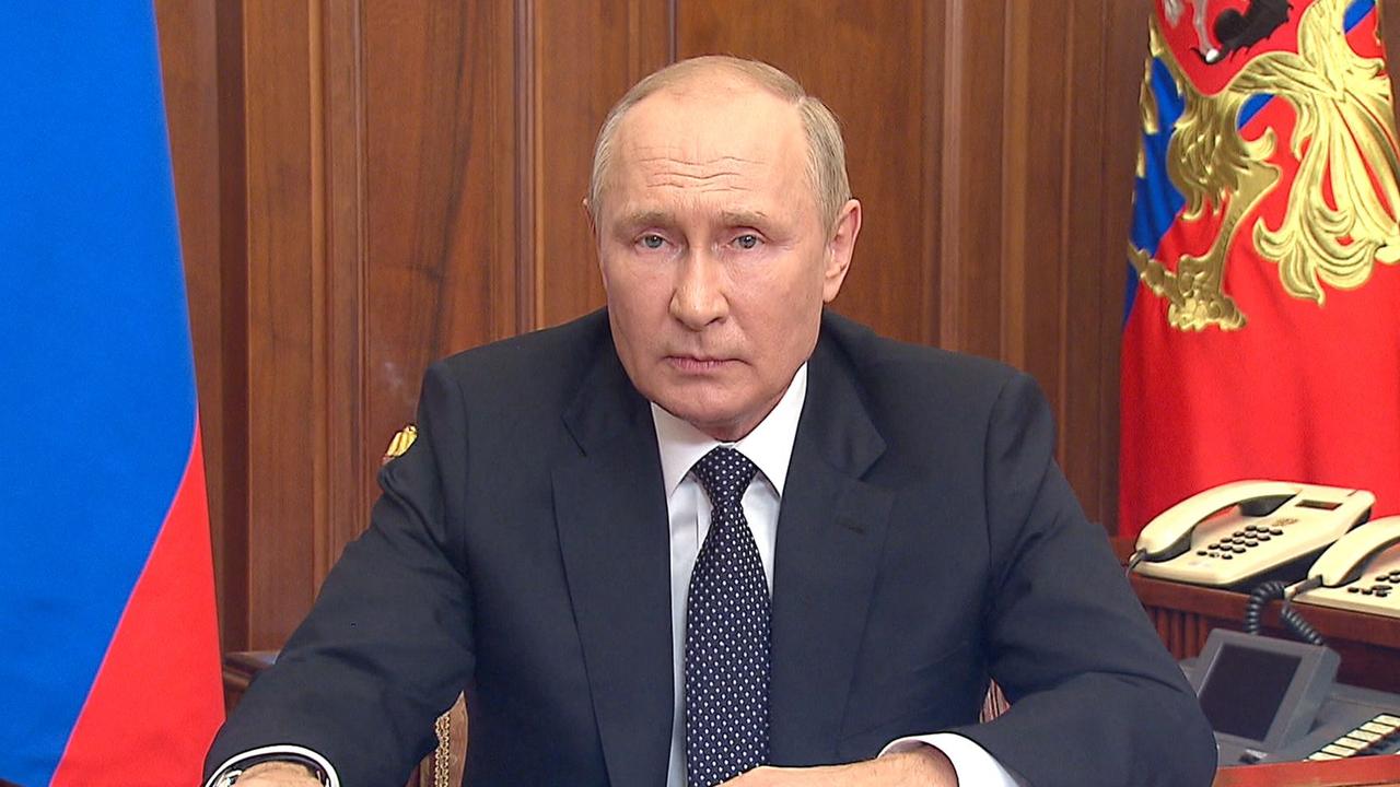 Russian President Vladimir Putin. Picture: Handout / KREMLIN.RU / AFP