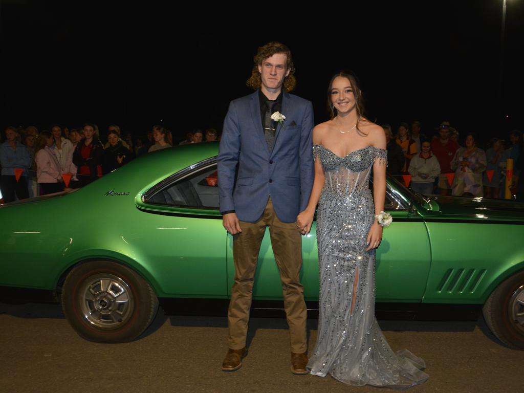 Brayden Chapman and Lexie Kimpton at the Our Lady of the Southern Cross College Formal May 24th 2024