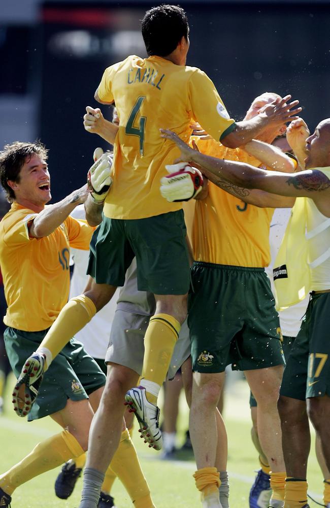 It’s Cahill again, bagging his second in the Socceroos’ comeback over Japan.