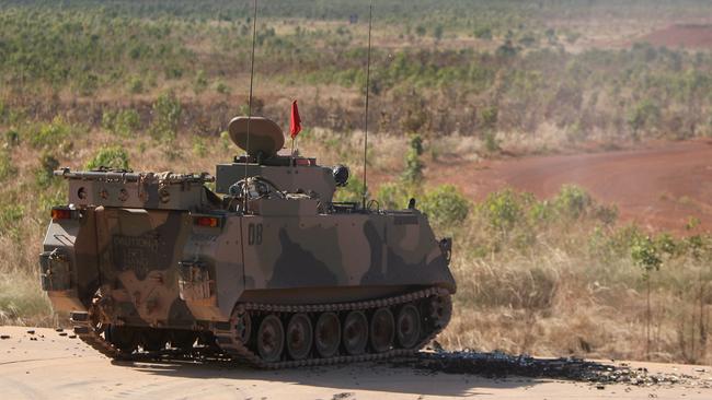 An autonomous version of the M113 AS4 is being trialled by the Australian Defence Force. Picture: Supplied