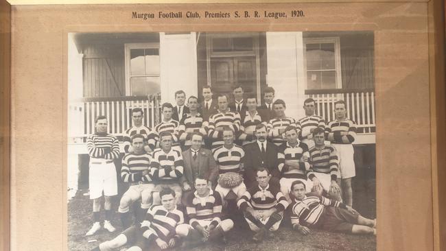 The Murgon team who won the first premiership of the South Burnett rugby league competition in 1920.