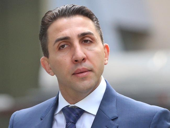 This image has been ID-ed by Paddy Murphy. Rocco Arico arrives at County Court on Monday, October 17, 2016, in Melbourne, Victoria, Australia. Picture: Hamish Blair