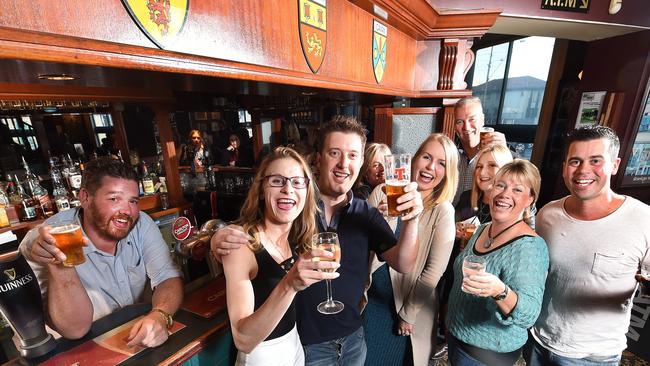 Melbourne's original Irish pub, Bridie O'Reilly’s, throws a closing down party. Picture: Rob Leeson