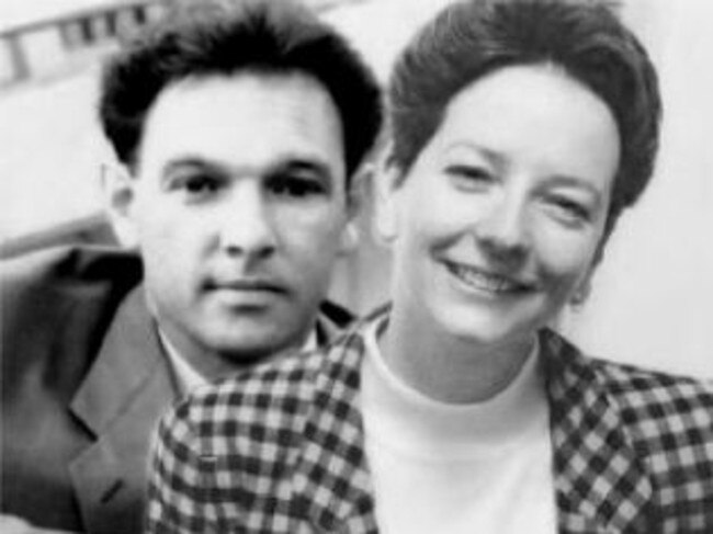 A young Julia Gillard with her then boyfriend Bruce Wilson.