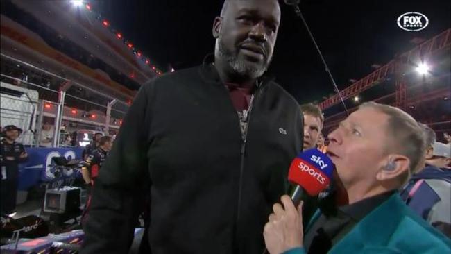 Shaq snubs Brundle on Las Vegas grid!