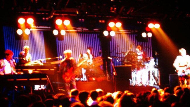 Inside the Bombay Rock during a gig. Picture: Karen Auty.