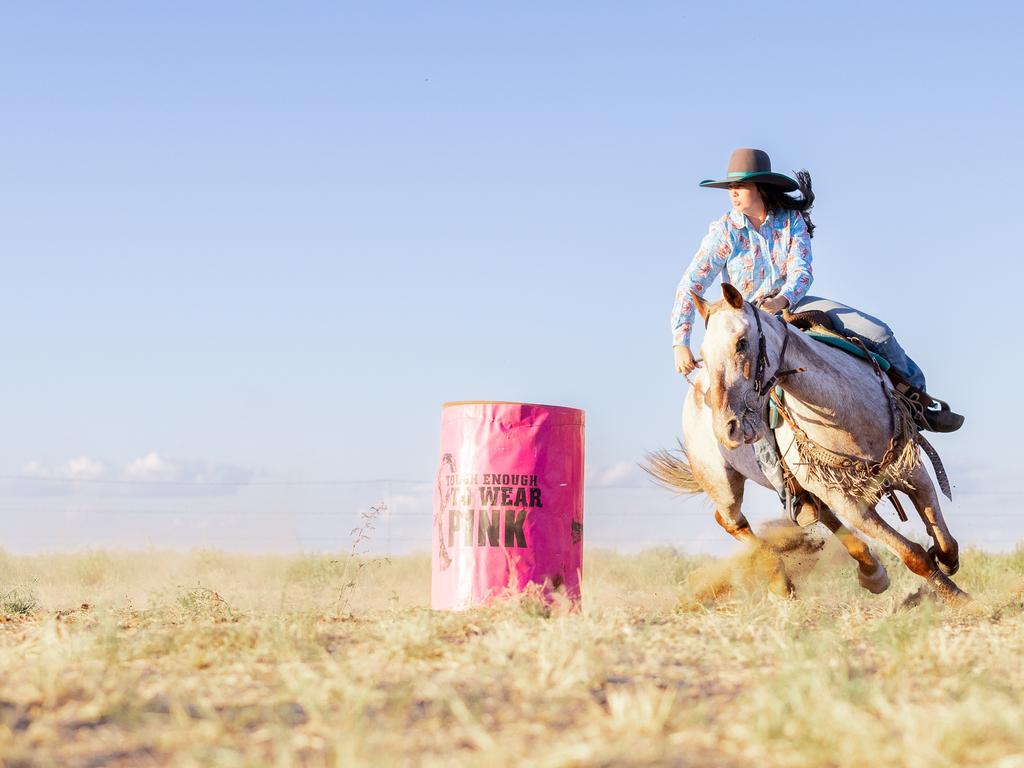 Tyler Morton competing at the Mt Isa Rodeo. Photo - Aaron Skinn