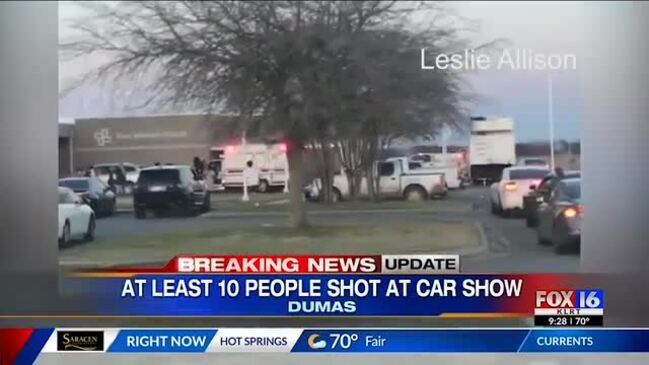 At least 10 shot outside car show in Arkansas (Fox 16)