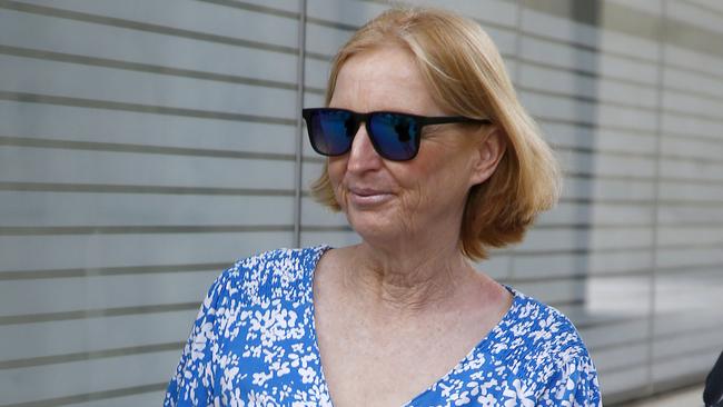 Maree Crabtree leaves the Supreme Court in Brisbane on Monday. Picture: NCA NewsWire/Tertius Pickard