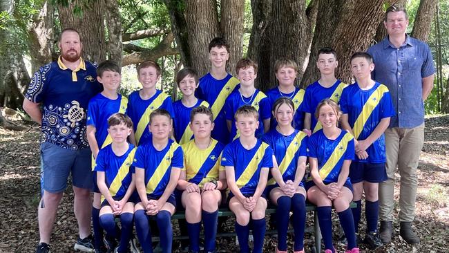 Blakebrook Public School will compete in the semi finals of the NSW PSSA Small School Football Knockout in Sydney. Picture: Contributed