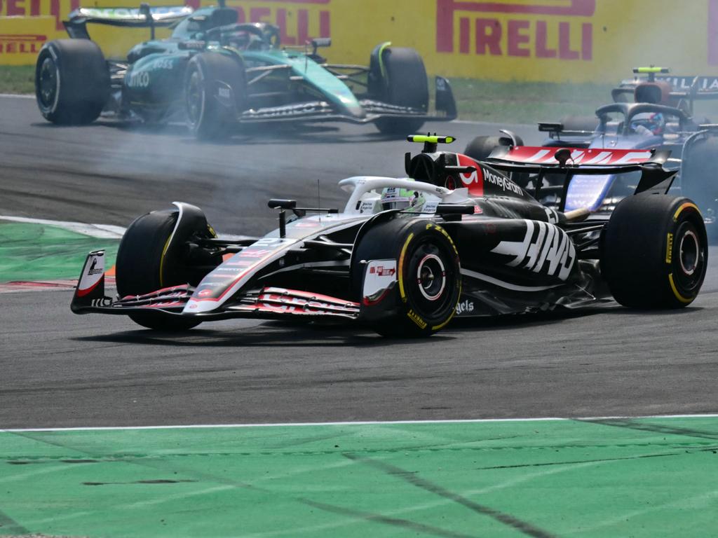 Haas’ Nico Hulkenberg had a frustrating day out. Picture: Andrej Isakovic/AFP