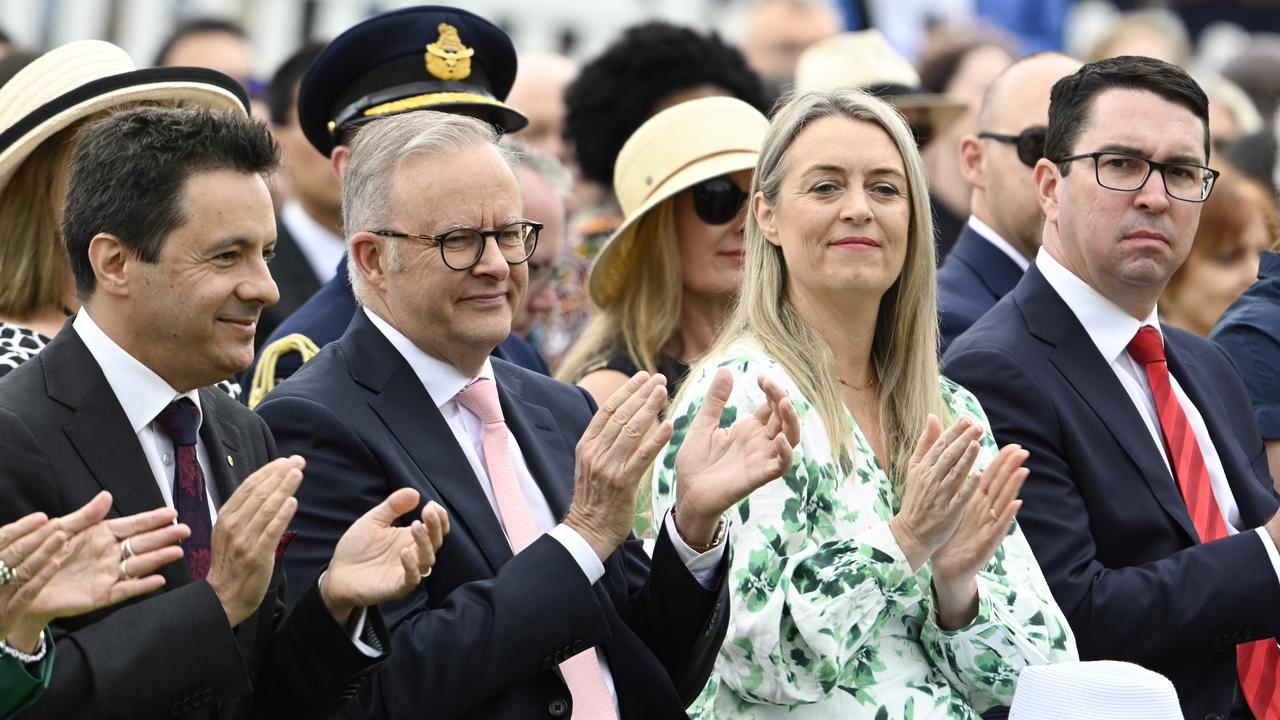 Anthony Albanese and Jodie Haydon. Picture: Martin Ollman/NCA NewsWire