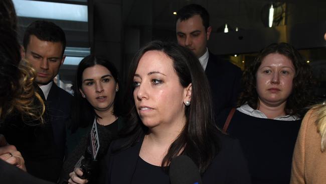 Kaila Murnain returned to the ICAC hot seat again on Thursday. Picture: AAP