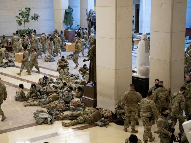 National Guard troops. Picture: AFP